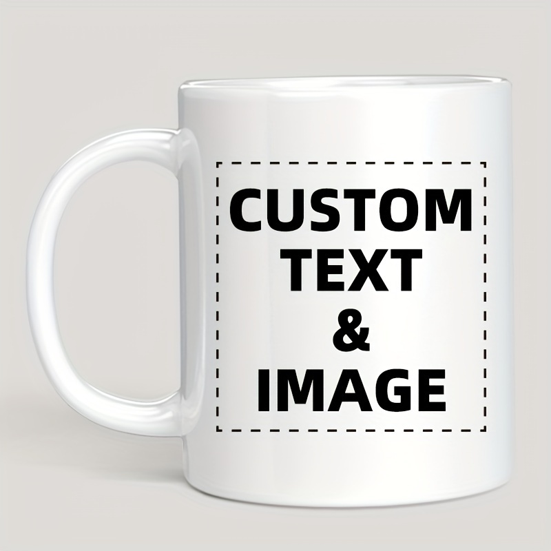 Coffee Tea Name - Tazza Personalizzata con Foto e Testo/Logo