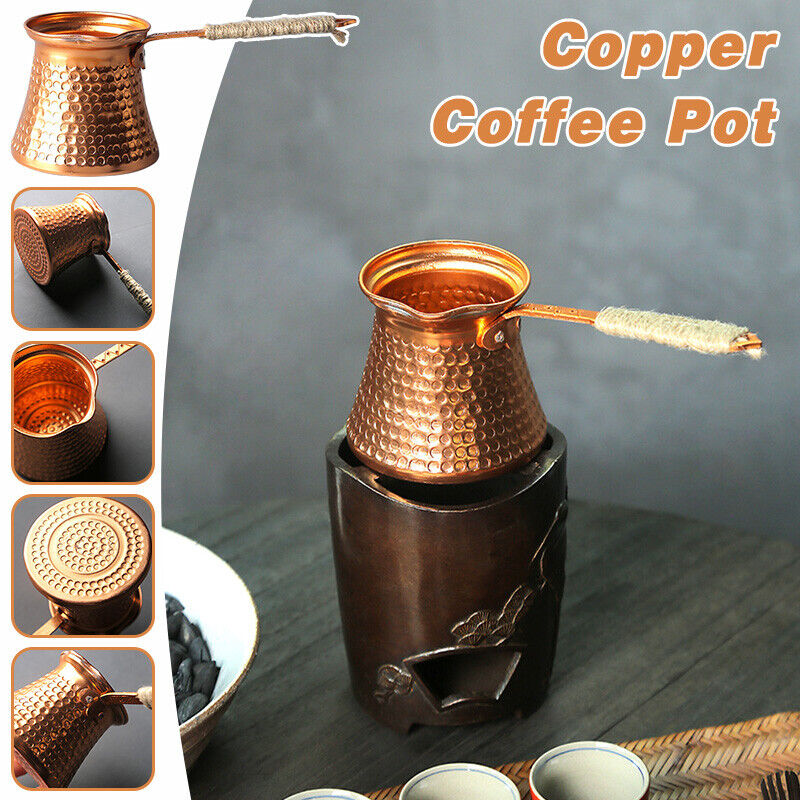 Moka Pot Stove - Caffettiera in rame antico Caffettiera in