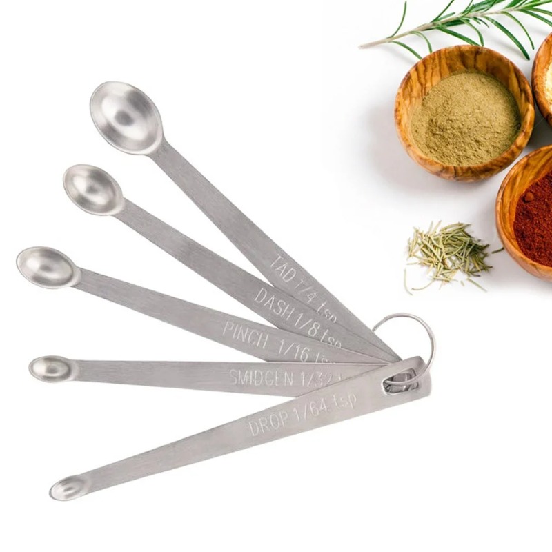 Coffee Tea And Sugar Set - 5 pezzi/set misurino piccolo in acciaio
