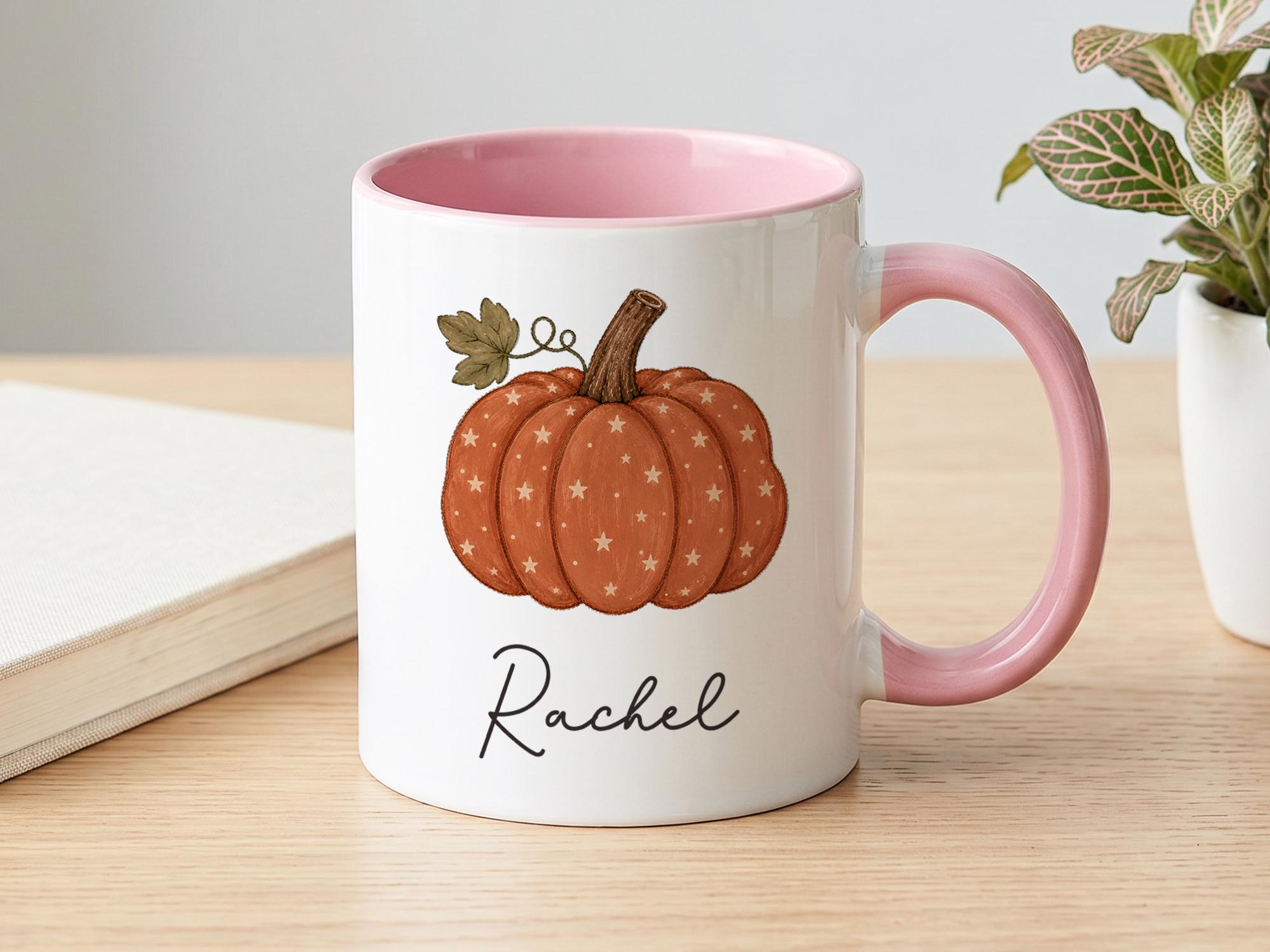 Coffee Tea Name - Tazza personalizzata a forma di zucca,