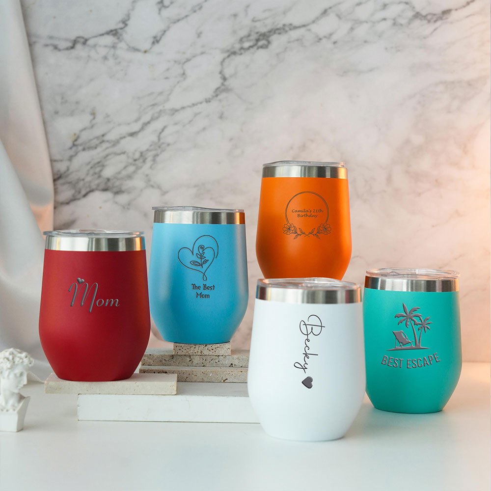 Bicchiere da Vino in Acciaio I - Coffee Tea Name recensione e prezzo