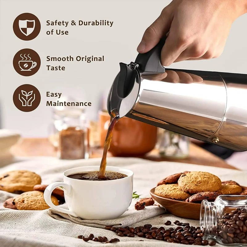 Caffettiera Moka da 6 Tazze in - Moka Pot Stove recensione e prezzo