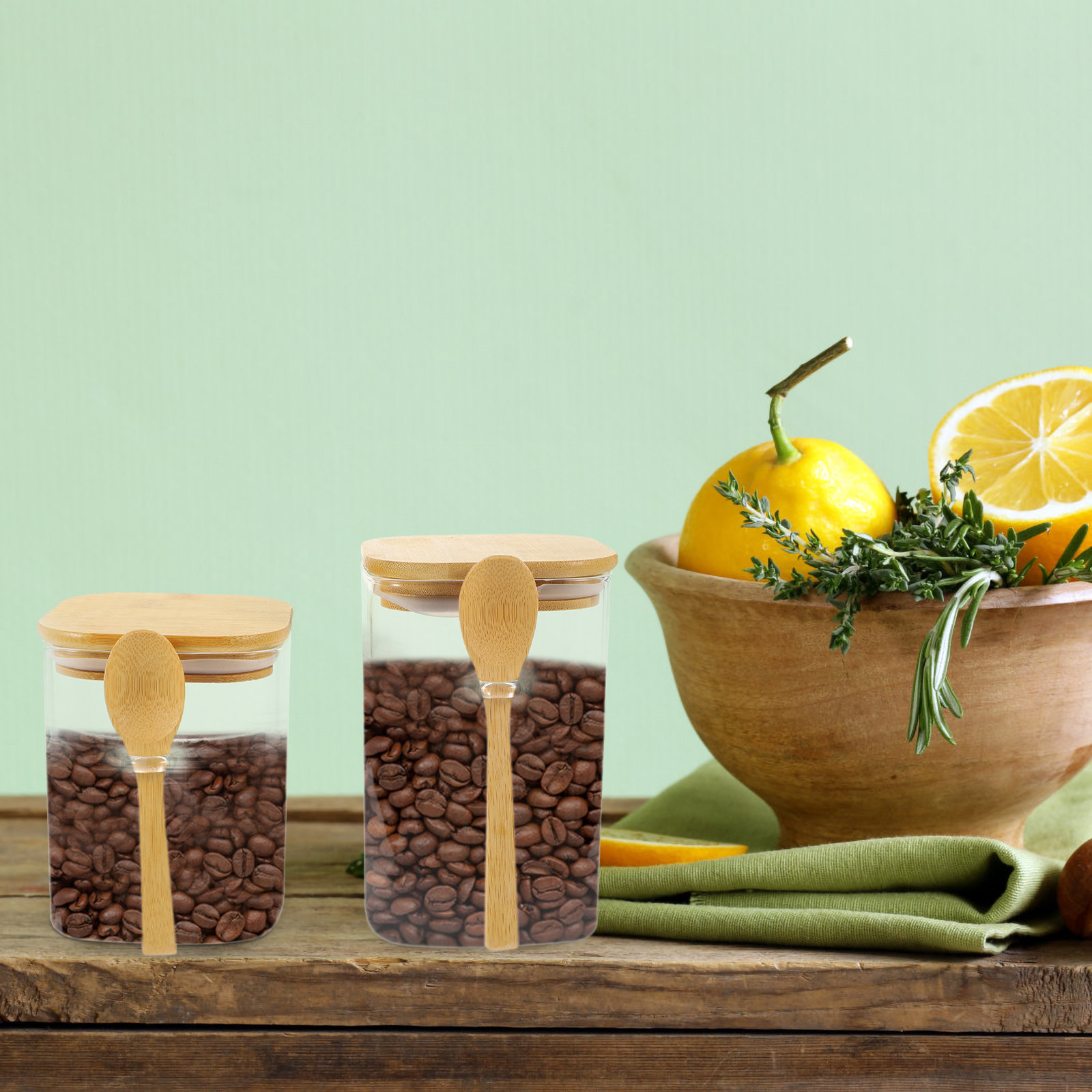 2 set di contenitori in vetro  - Coffee Tea Sugar recensione e prezzo