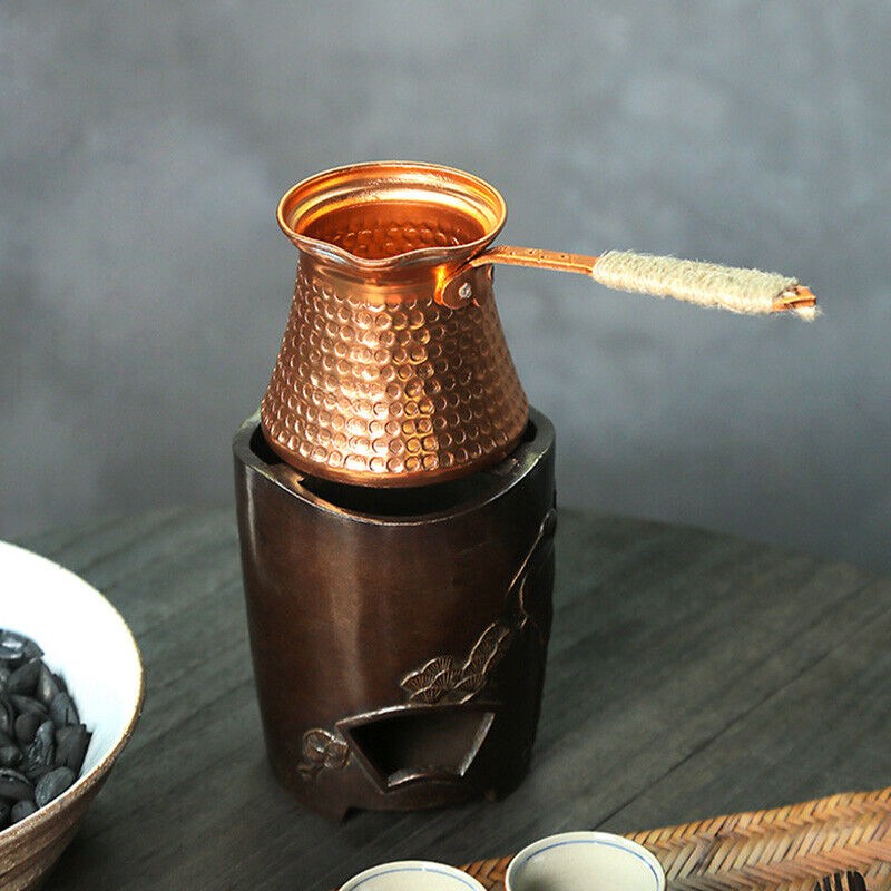 Caffettiera in rame antico Caf - Moka Pot Stove recensione e prezzo