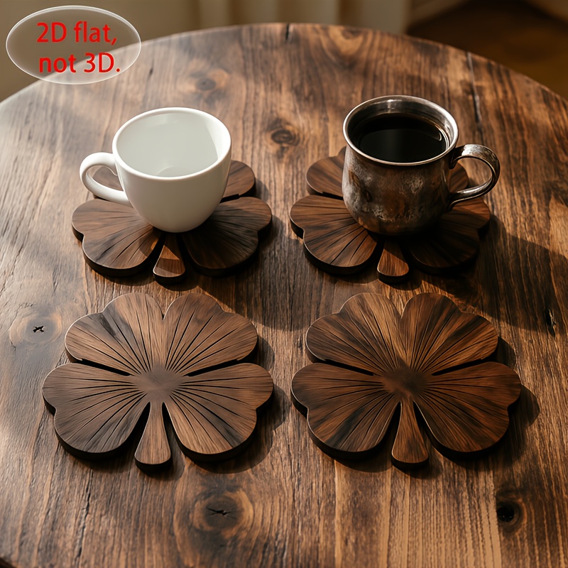Set di 4 Sottobicchieri in Leg - Coffee Tea And Sugar Set recensione e prezzo