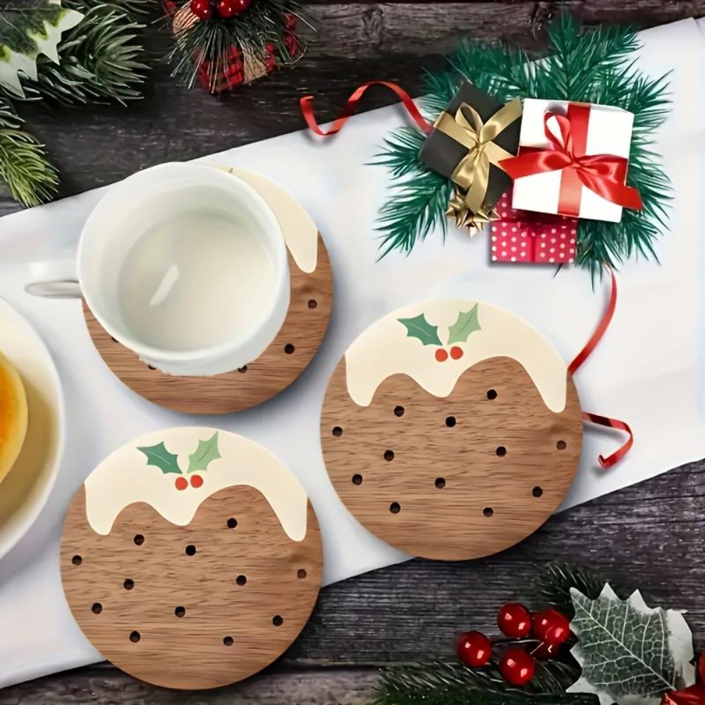 Set di Sottobicchieri in Legno - Coffee Tea And Sugar Set recensione e prezzo
