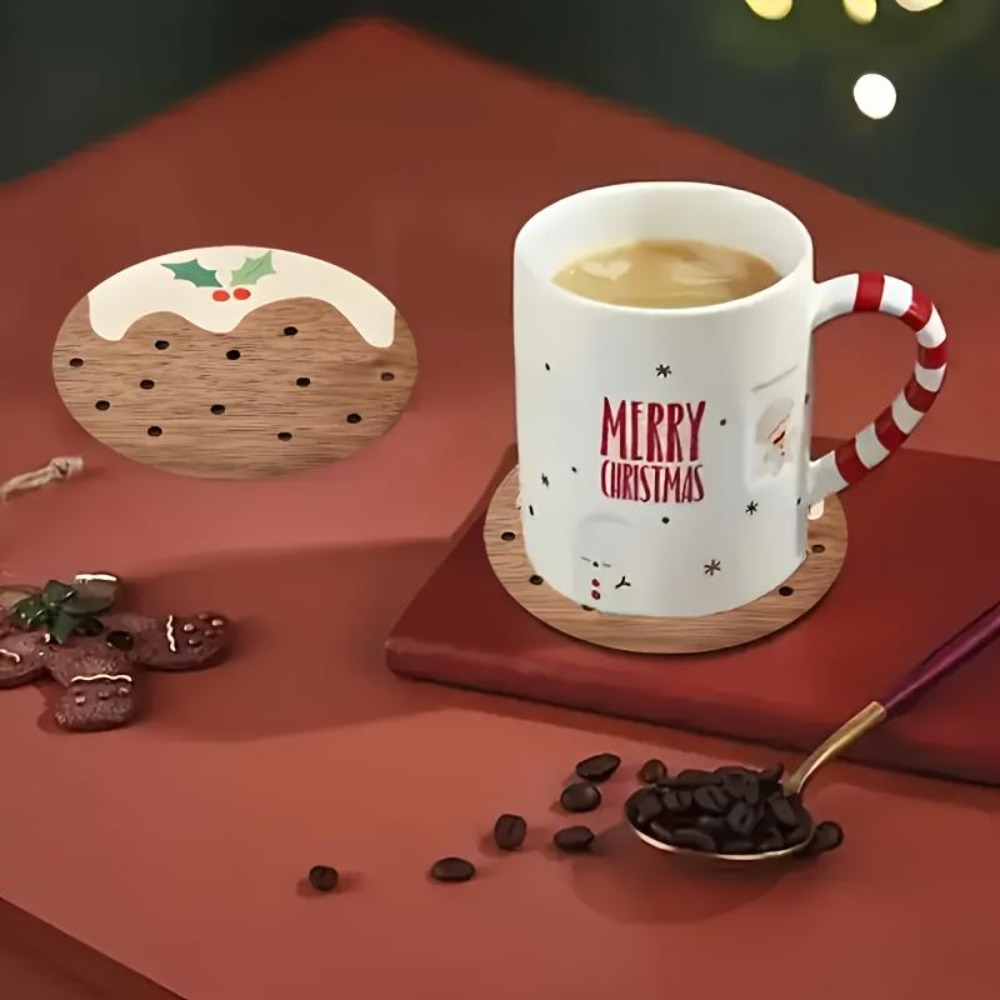 Set di Sottobicchieri in Legno - Coffee Tea And Sugar Set recensione e prezzo