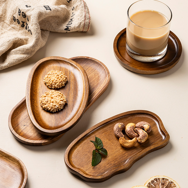 1 Pezzo Vassoio da Tè in Legno - Coffee Tea Images recensione e prezzo