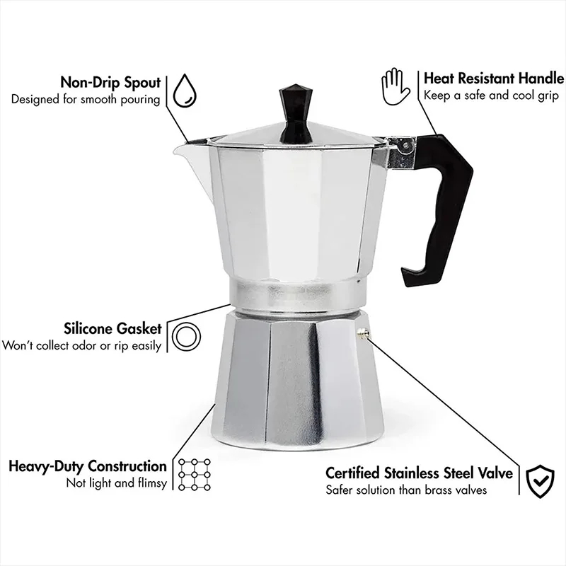 Moka Pentola Macchina da caffè - Moka Pot Stove recensione e prezzo