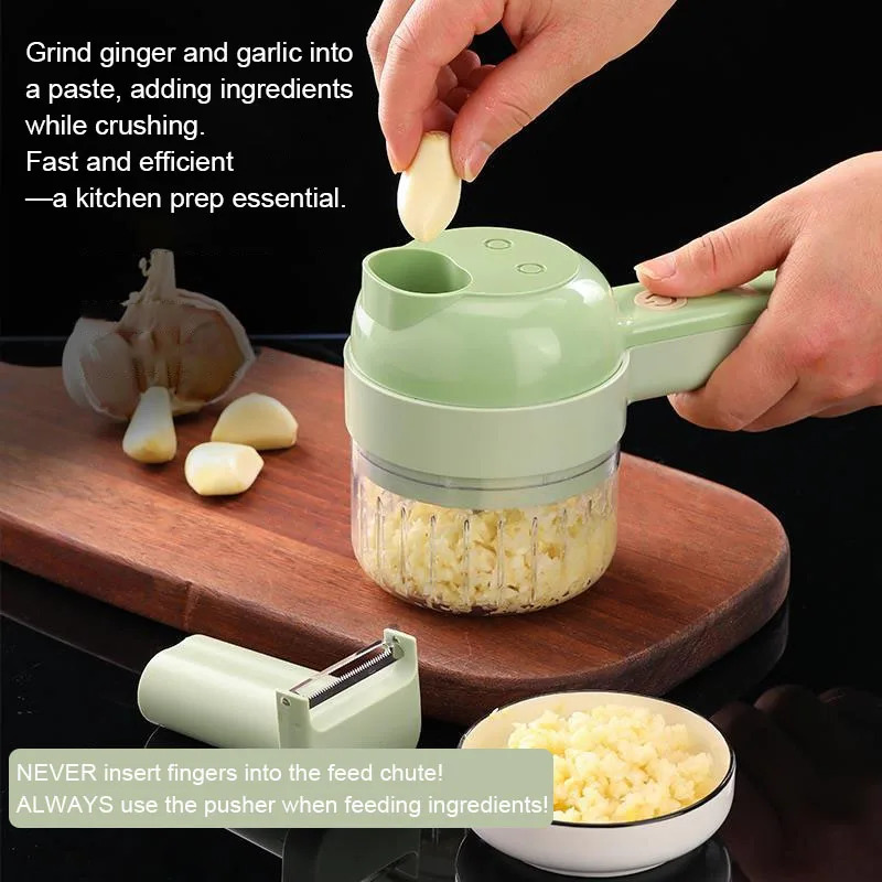 Tagliaverdure Elettrico 4 in 1 - Burr Hand Grinder recensione e prezzo